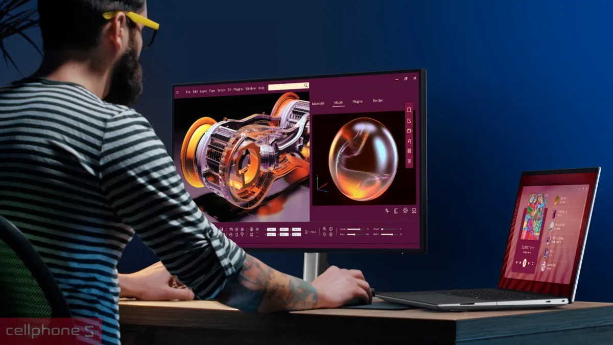 Màn hình Dell UltraSharp U2725QE 27 inch hiển thị 4K sắc nét
