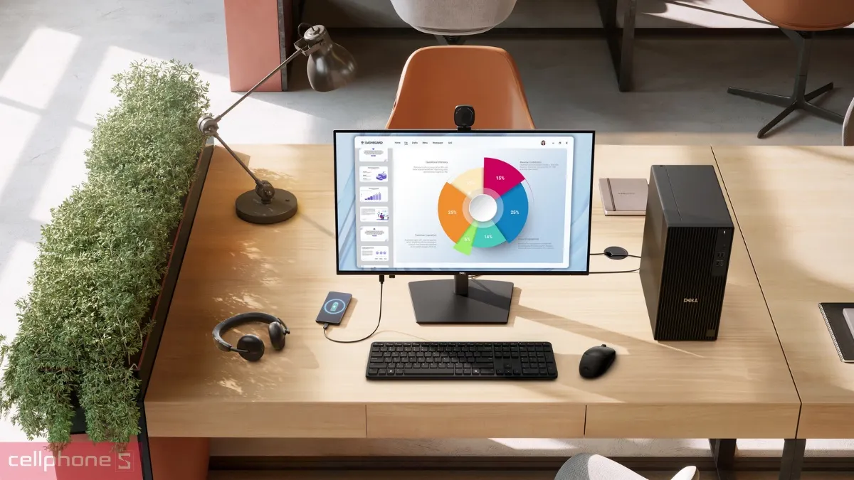 Màn hình Dell Pro P2726H 27 inch mang đến không gian hiển thị rộng