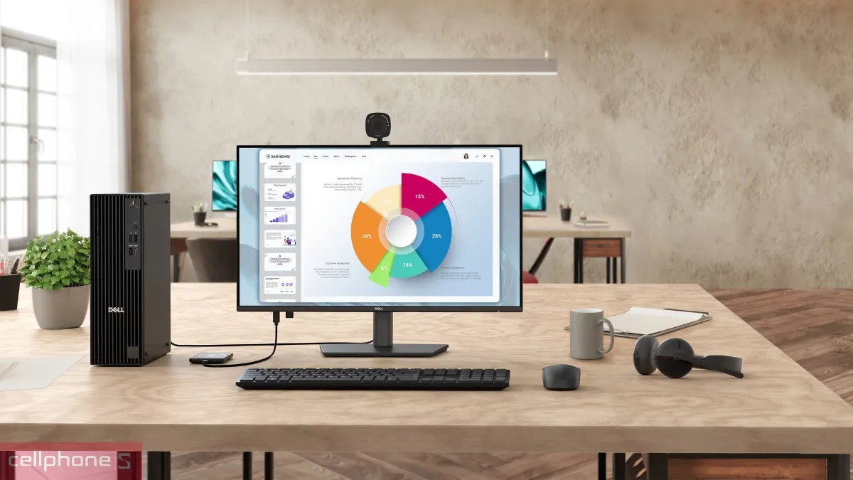 Màn hình Dell Pro P2426H 24 inch hỗ trợ xử lý tác vụ hiệu quả
