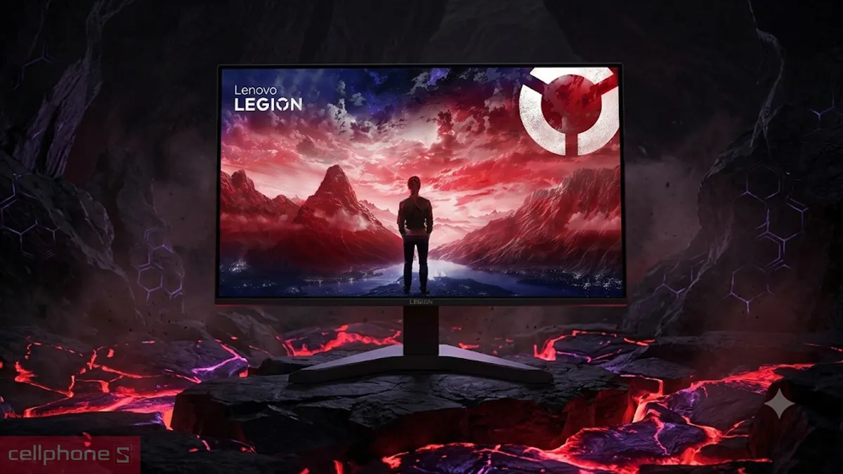 Màn hình Lenovo Legion R27S 27 inch hỗ trợ chơi game mượt mà với 144Hz