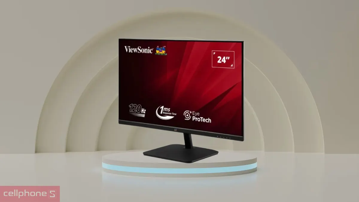 Màn hình ViewSonic VA2432A-H 24 inch tái hiện chuyển động mượt mà 120Hz