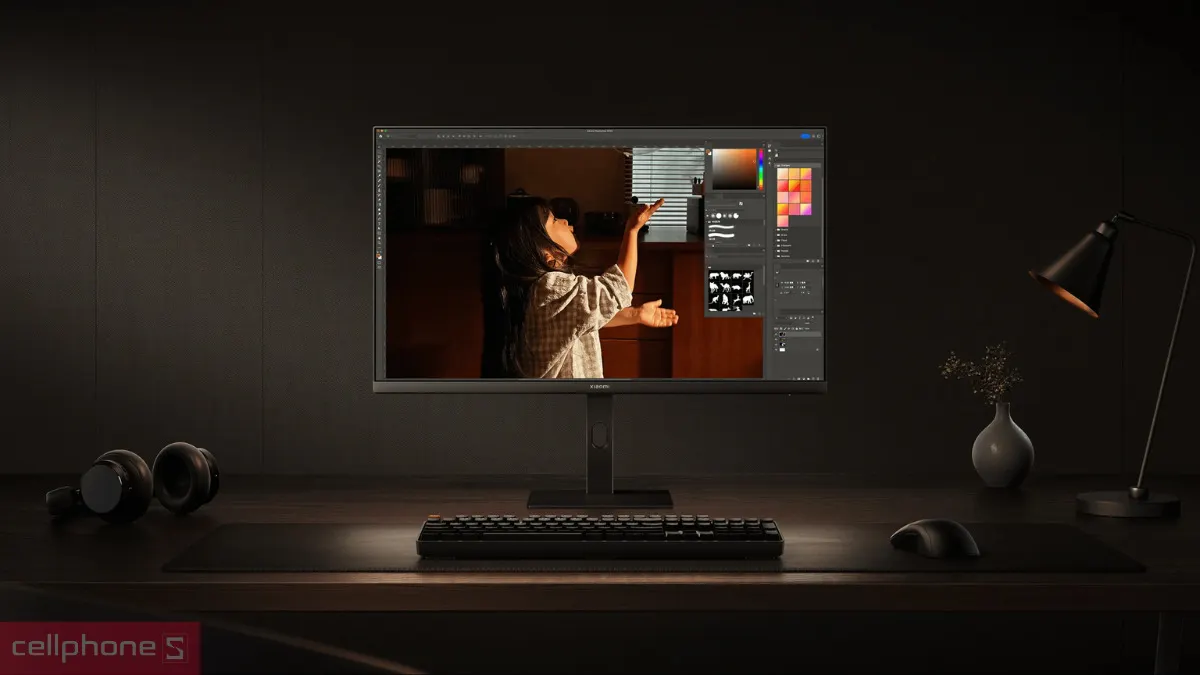 Màn hình Xiaomi A27Ui 27 inch 4K UHD, độ chính xác màu cao