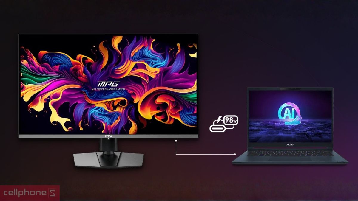 Cổng kết nối USB Type-C màn hình máy tính