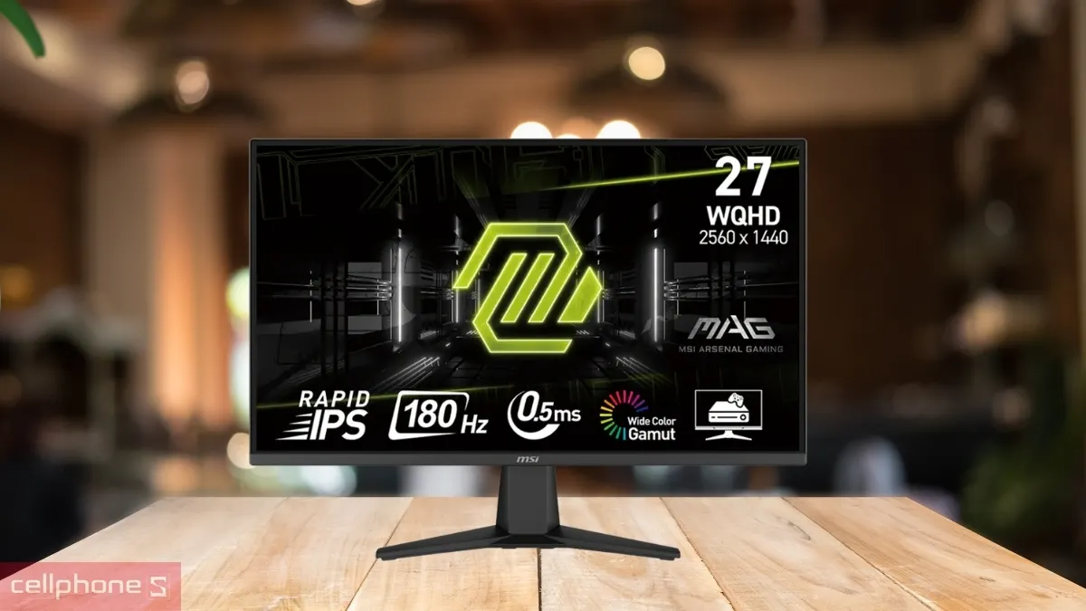 Màn hình MSI MAG 275QF 27 inch kết hợp 2K WQHD cùng 180Hz