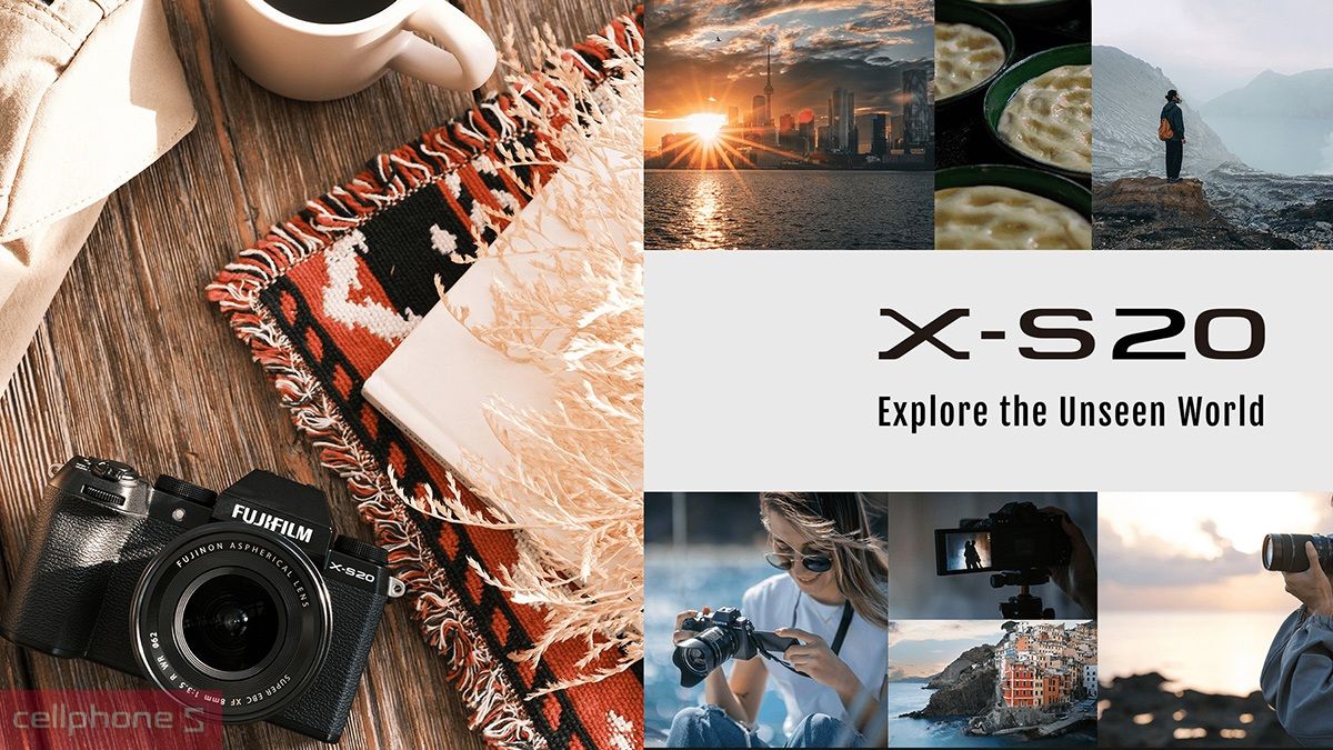 Fujifilm X-S20 sở hữu pin lớn, thích hợp quay vlog