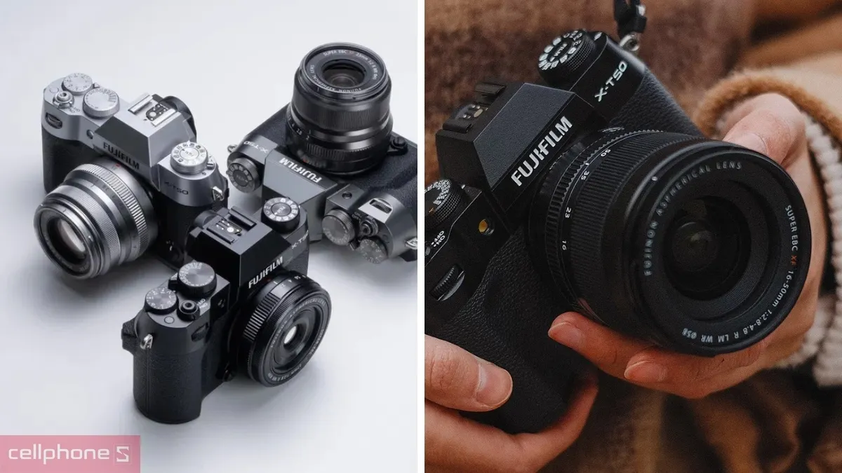 Fujifilm X-T nổi bật với thiết kế cổ điển cùng hệ thống vòng xoay