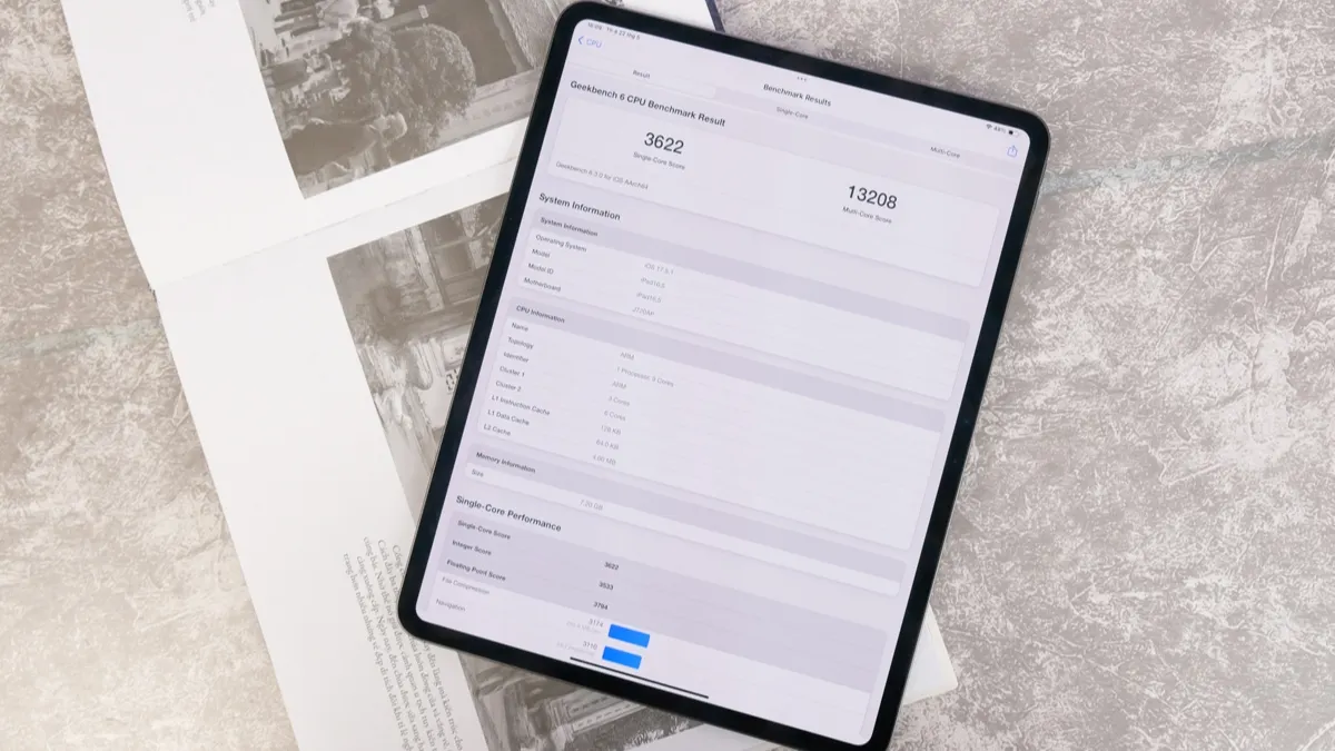 iPad Pro M4 đạt hiệu năng vượt trội với Neural Engine thế hệ mới