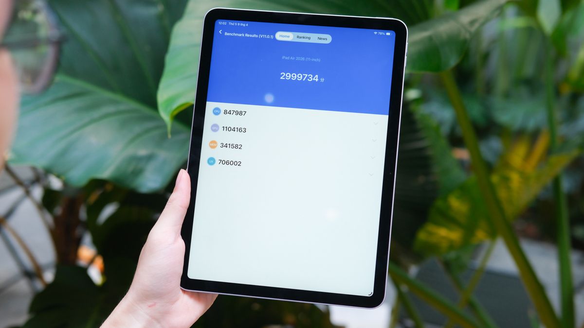 Hiệu năng iPad