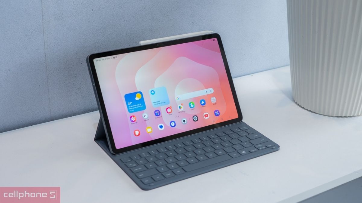 tablet Samsung sở hữu màn hình rộng cùng tần số quét tối ưu