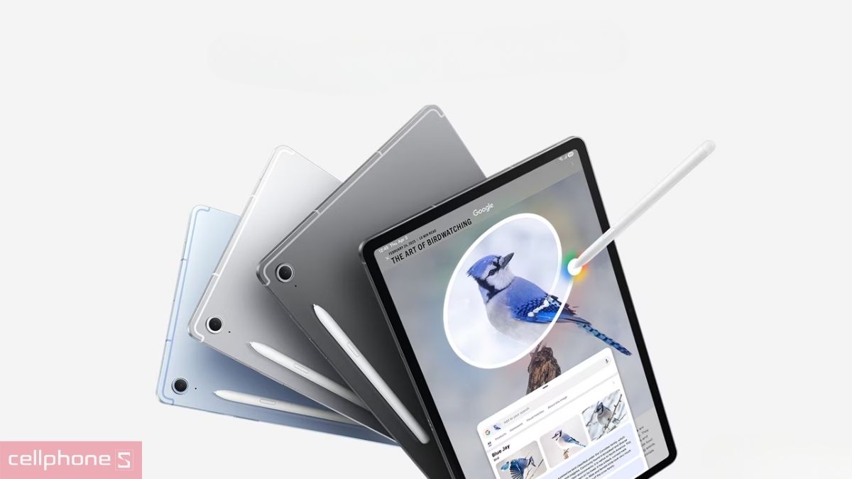 Galaxy Tab FE hiện đại cùng nhiều tùy chọn màu sắc