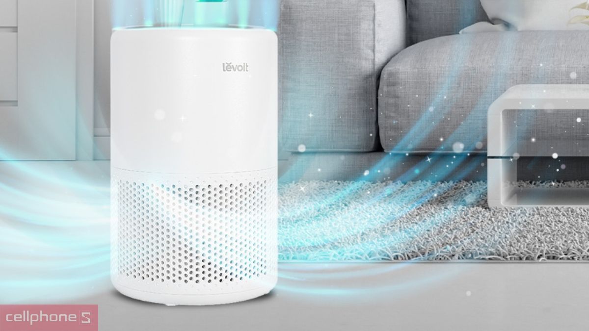 chọn mua máy lọc không khí Levoit theo diện tích phòng