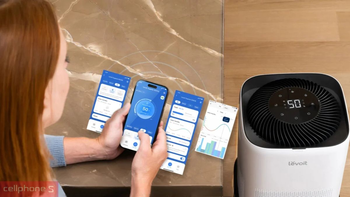 Hệ điều hành VeSync hỗ trợ quản lý thông minh từ xa