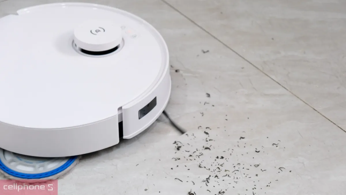 Robot Ecovacs có thể làm sạch trên thảm hiệu quả