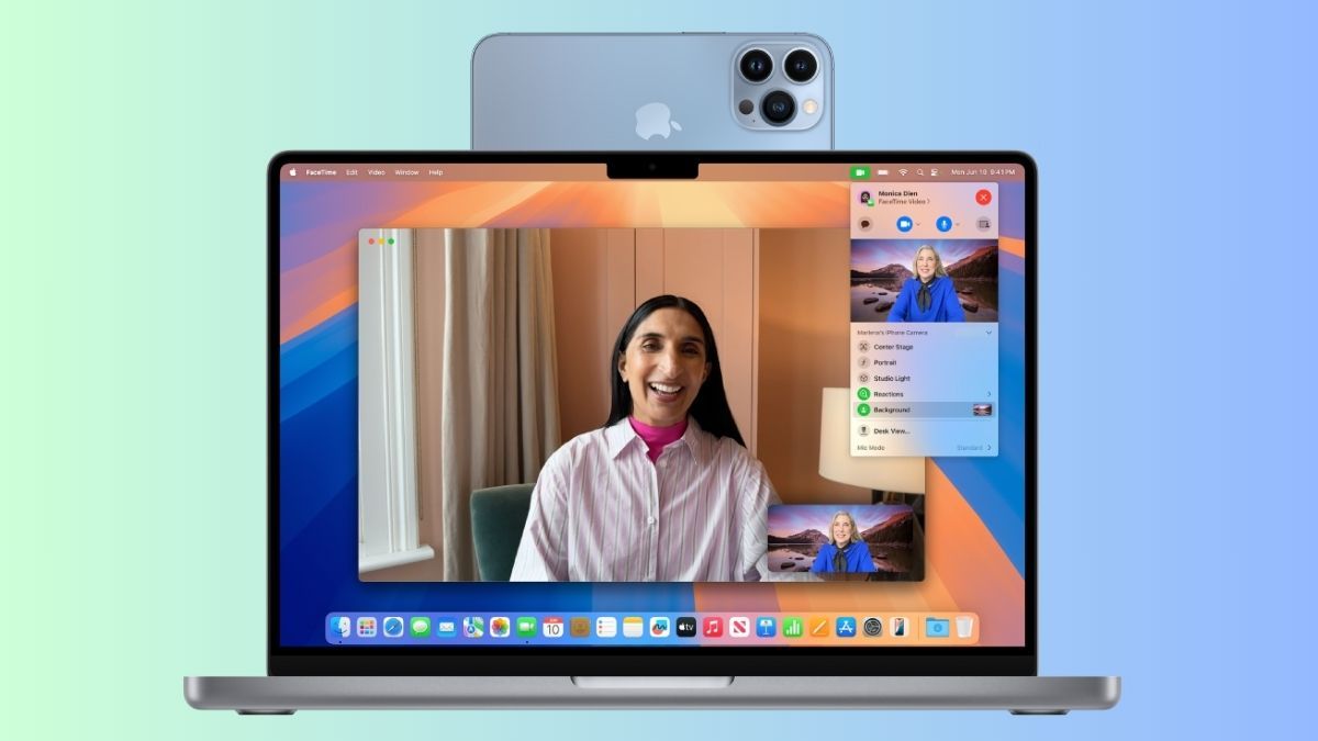 iPhone làm camera cho Mac khi họp video trực tuyến