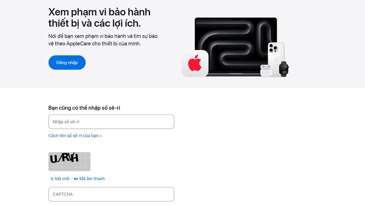 Kiểm tra thông tin Apple - tình trạng kích hoạt