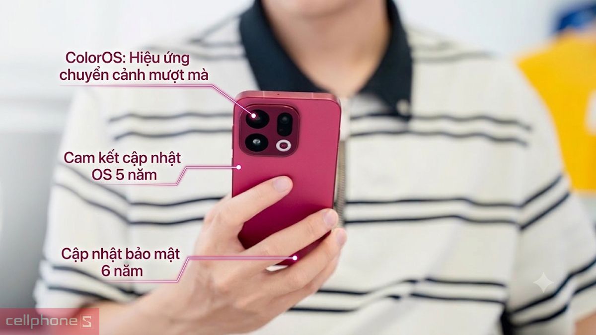 OPPO Find X sử dụng giao diện ColorOS mượt mà và hỗ trợ lâu dài