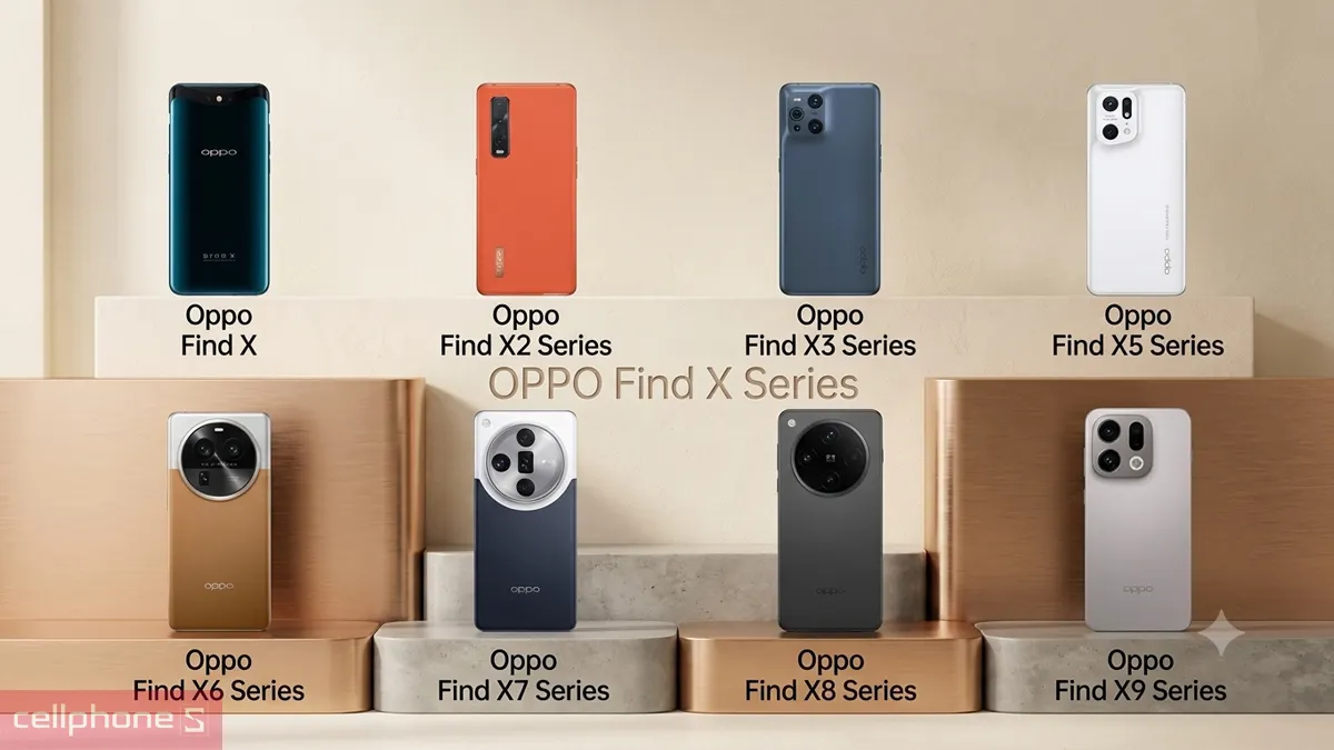 OPPO Find X Series flagship dạng phẳng với thiết kế sang trọng