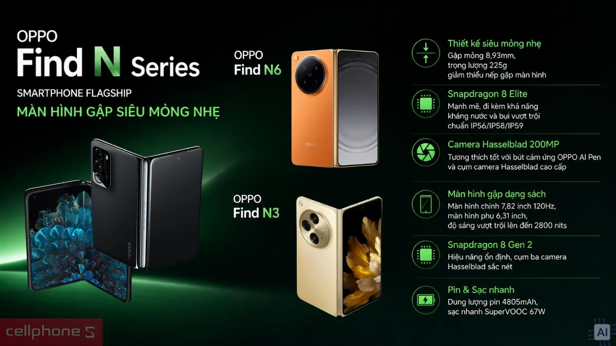 Dòng điện thoại OPPO Find N Series