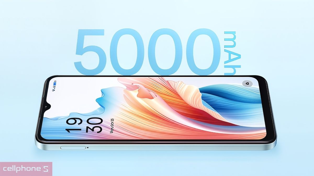 OPPO A có thời lượng pin kéo dài cả ngày