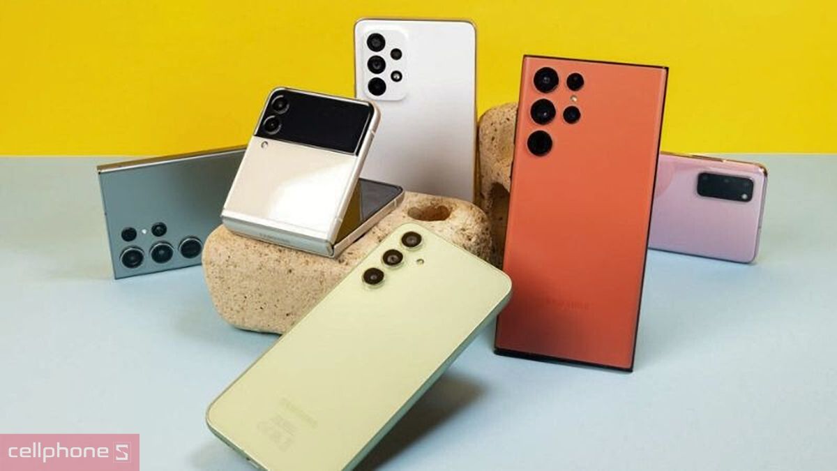 Điện thoại Samsung đa dạng phân khúc