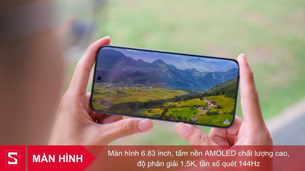 Màn hình Xiaomi 17T Pro kích thước 6.83 inch, 144hz, bảo vệ mắt