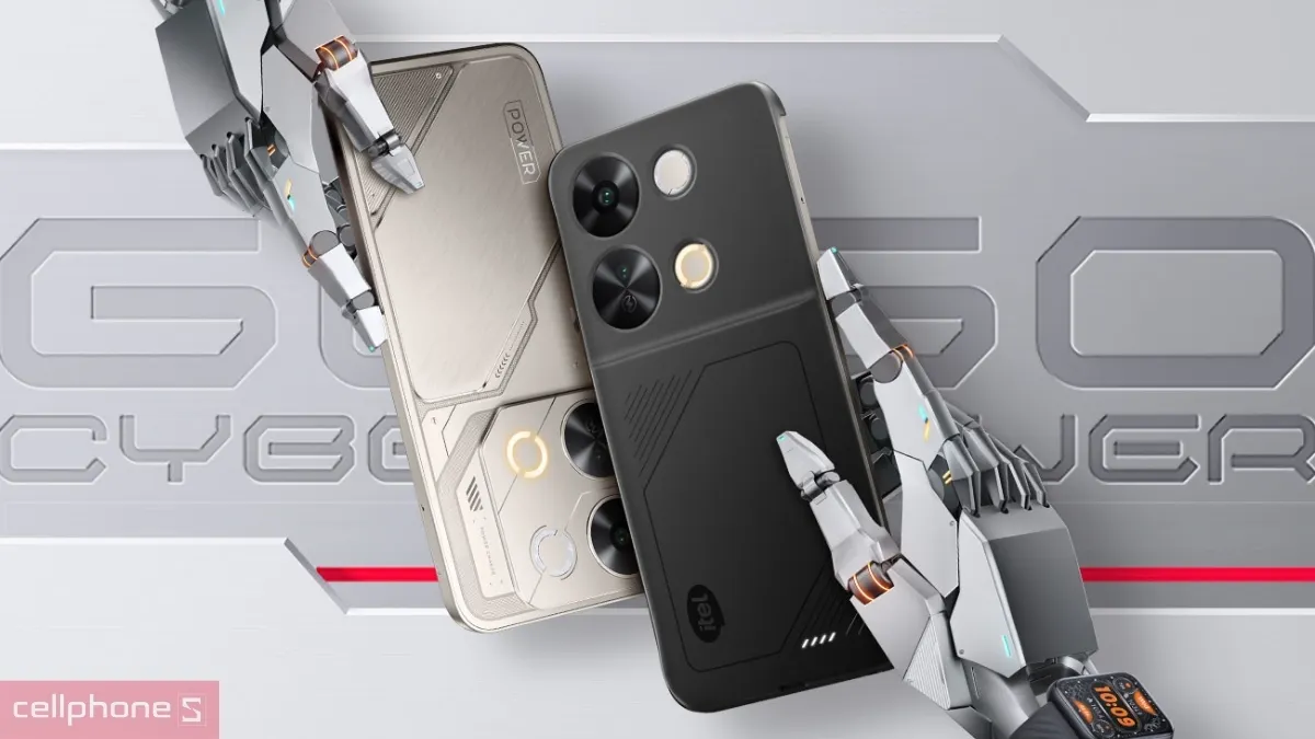 Thiết kế mặt lưng đậm chất cơ khí tương lai cyberpunk trên các dòng điện thoại iTel chính hãng Thiết kế mặt lưng đậm chất cơ khí tương lai cyberpunk trên các dòng điện thoại iTel chính hãng