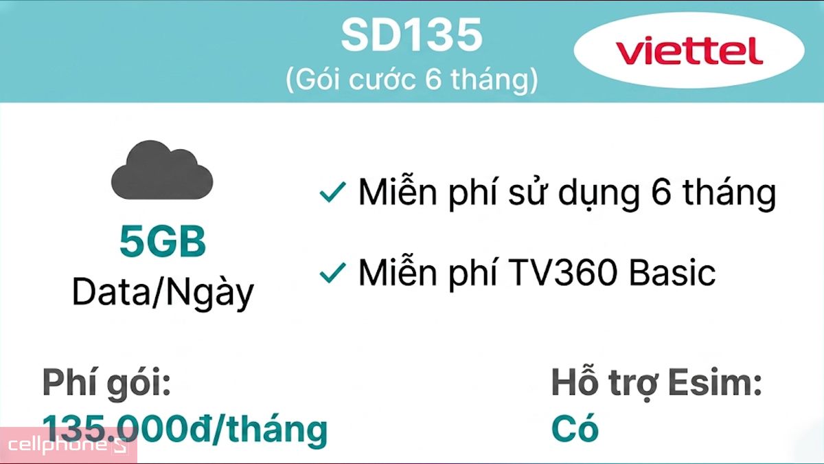 SIM điện thoại data 6 tháng