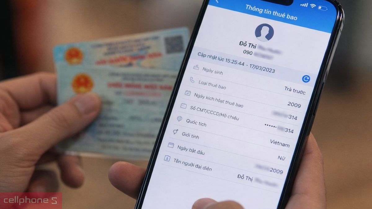 Chuẩn bị thông tin đăng ký chính chủ SIM điện thoại
