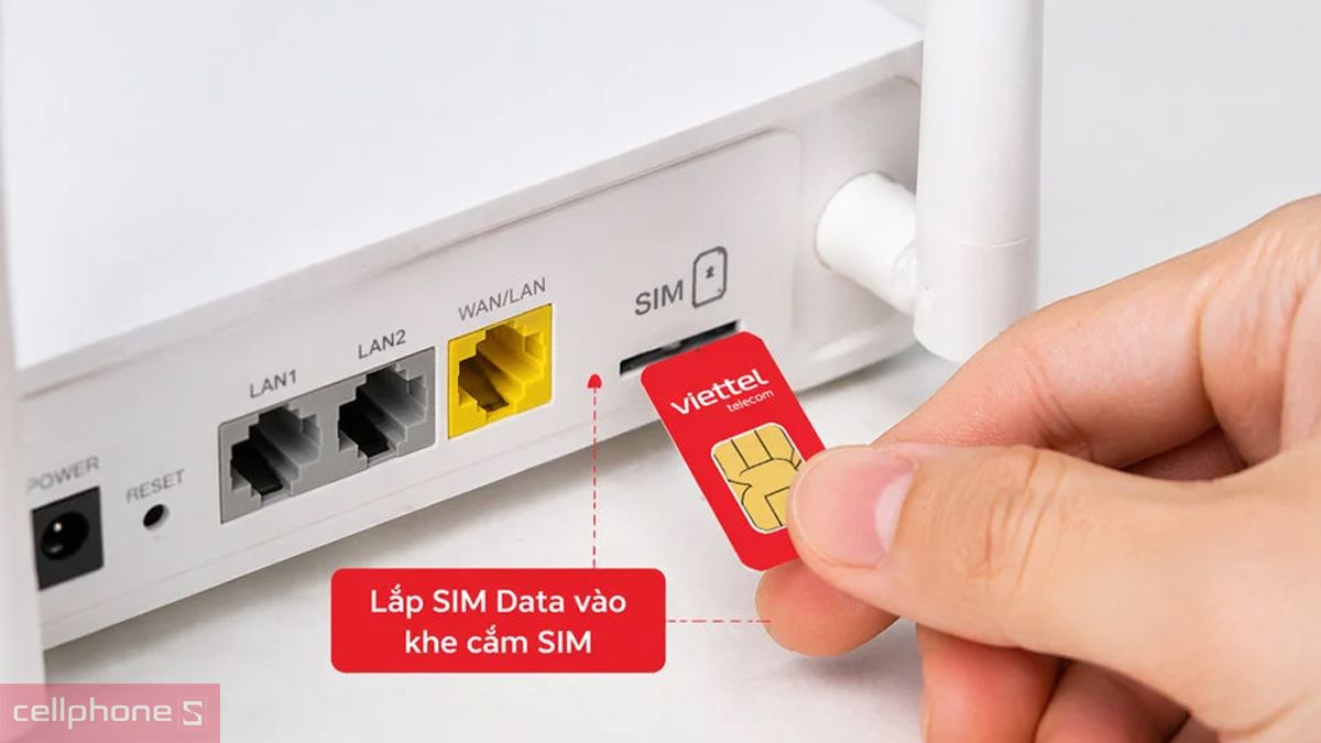 SIM điện thoại làm nguồn phát Wi-Fi cho nhiều thiết bị