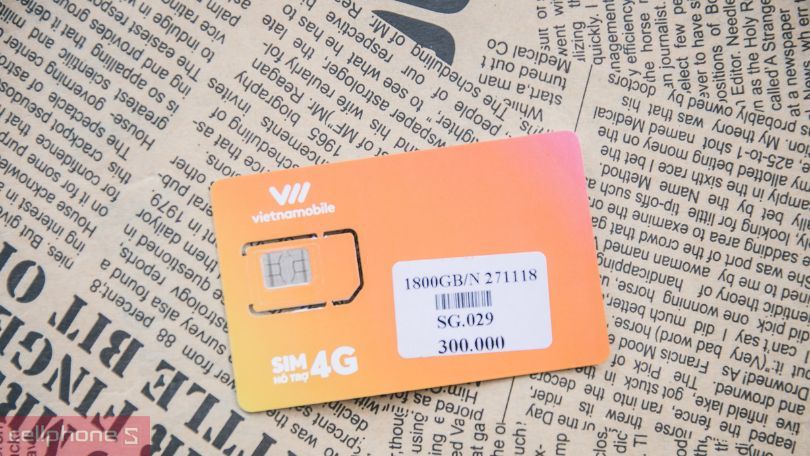 Sim 4G Vietnamobile gói 1 năm