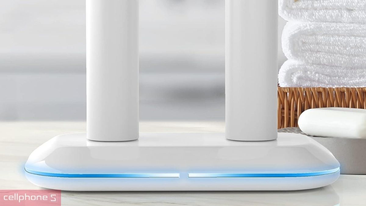 bàn chải điện Xiaomi sử dụng sạc không dây