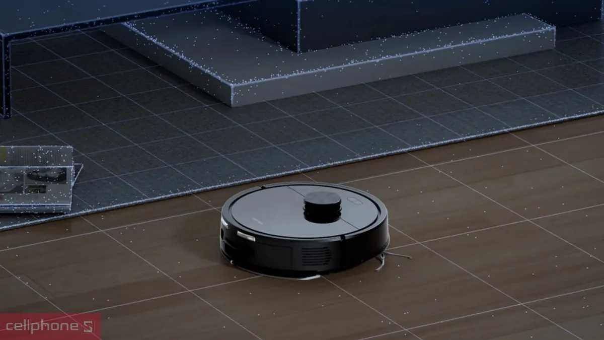 Robot hút bụi Roborock Q7 Pro Max với chổi cao su hạn chế rối tóc