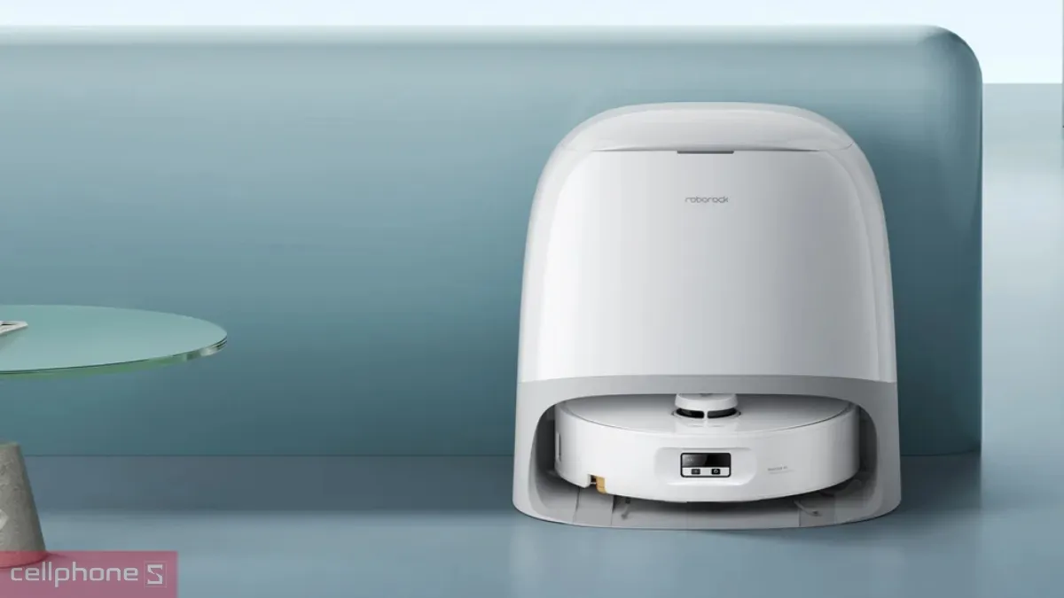 Robot hút bụi Roborock Qrevo Curv 2 Flow với khả năng lau sát mép tường