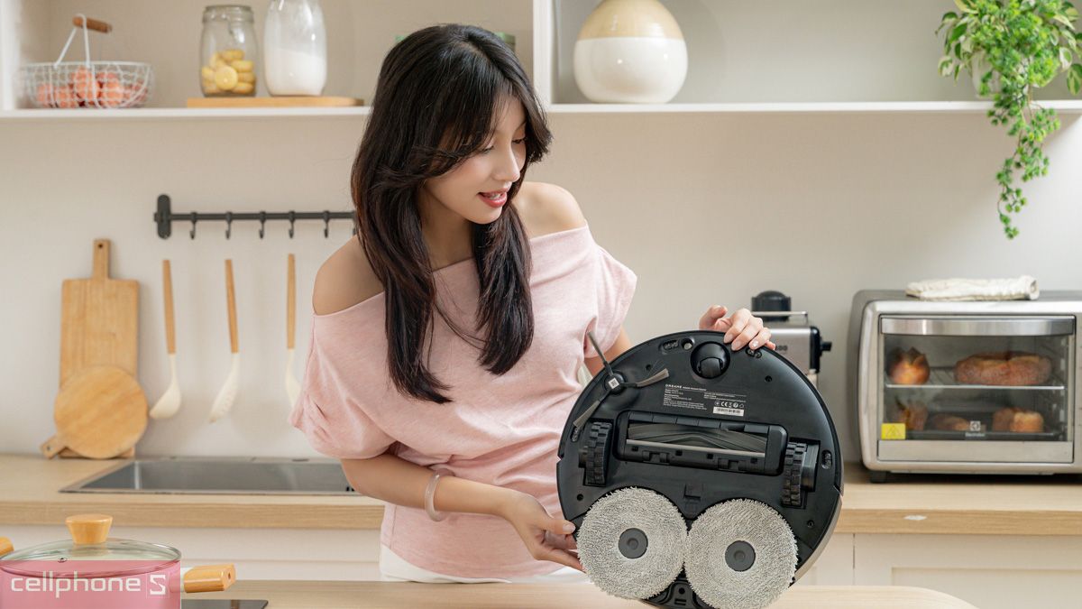 Robot hút bụi Dreame series D với trạm sạc đa năng trong tầm giá dễ tiếp cận