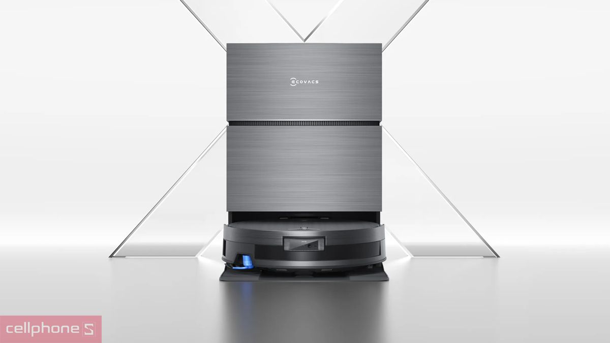 Robot hút bụi lau nhà Ecovacs X11 Pro Omni tự động vệ sinh con lăn tại trạm OMNI