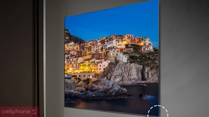 Thiết kế, kích thước hiển thị của Google Tivi AQUA HD AQT32K85FX 32 inch