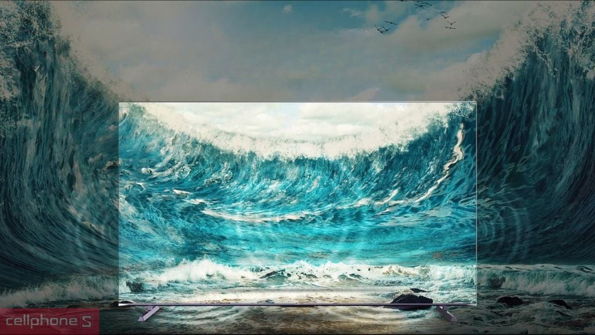 Tivi Coocaa 4K tái hiện hình ảnh sắc nét và chân thực
