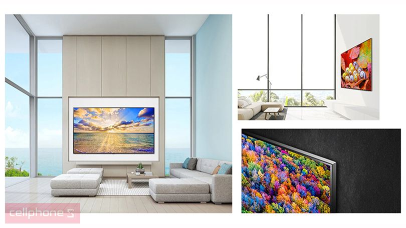 Kích thước LG 65 inch được đo như thế nào?