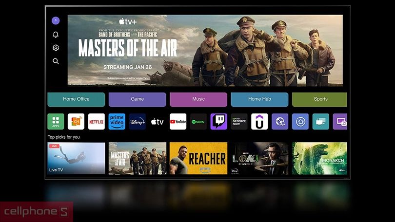 Hệ điều hành Tivi LG 86 inch