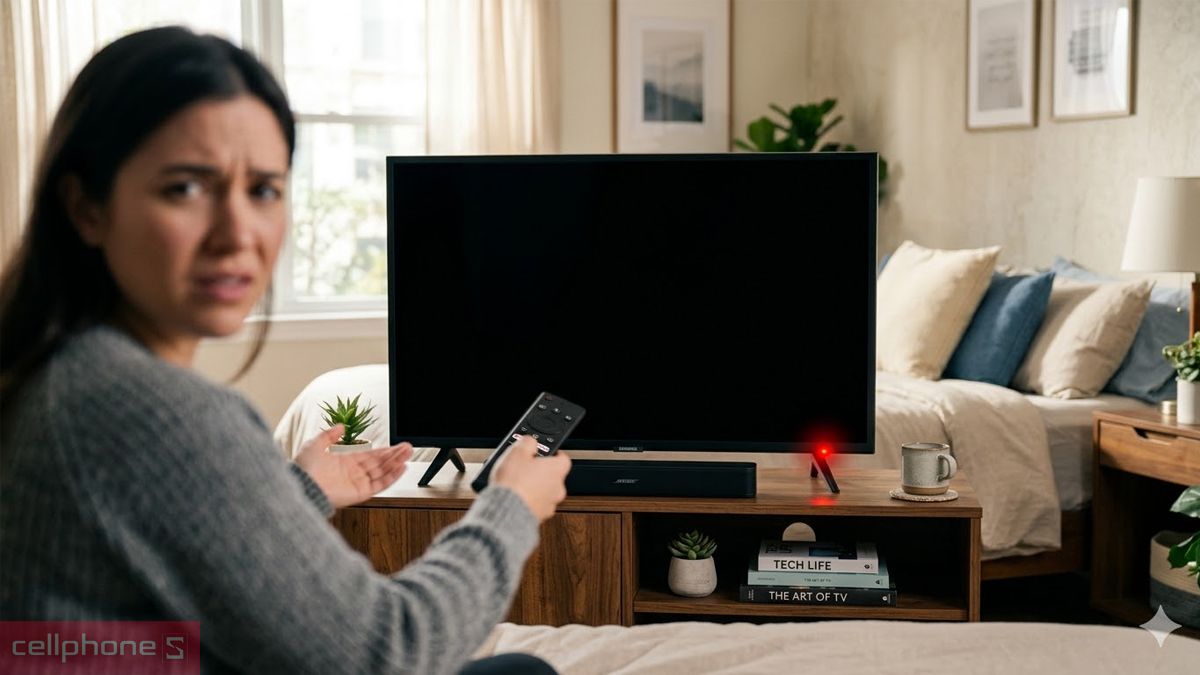 Tivi Samsung 32 inch có tiếng không có hình