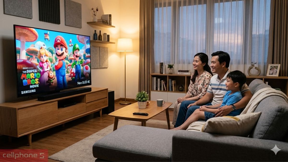 Khoảng cách và Vị trí đặt tivi