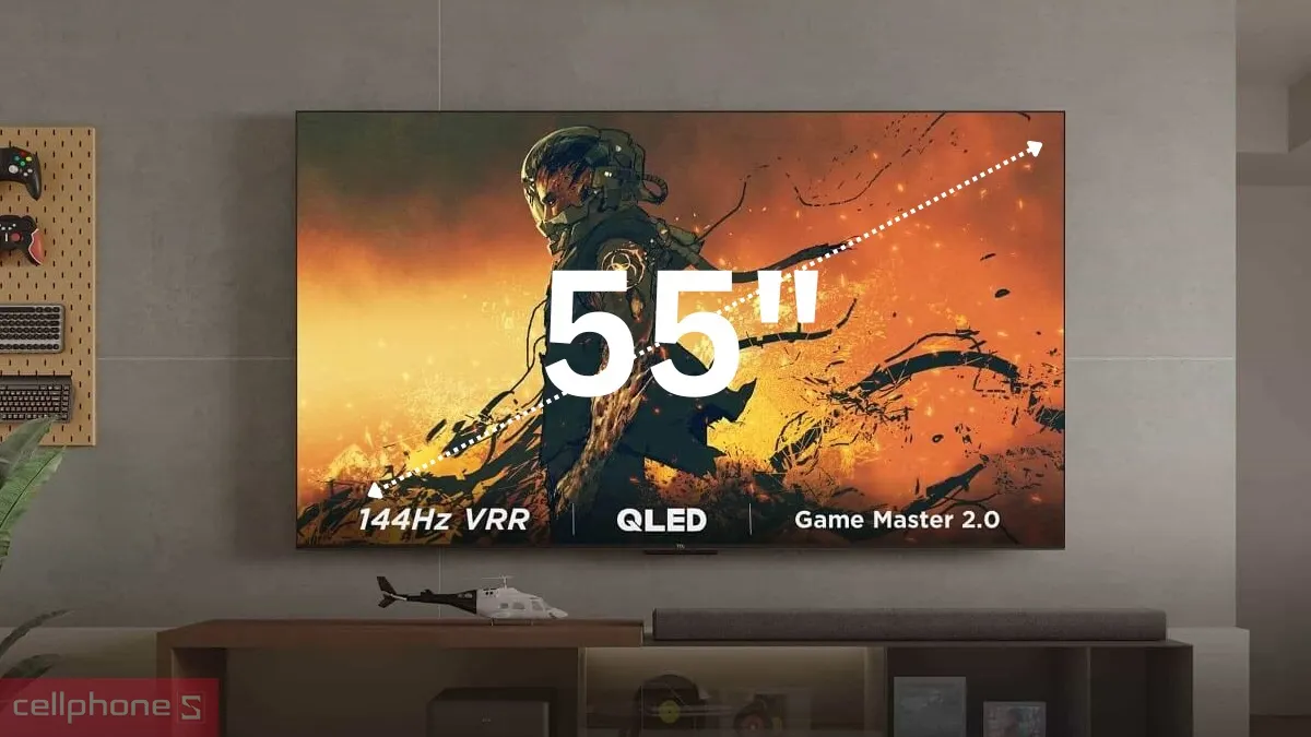 Tivi TCL QLED tái hiện hơn một tỷ màu sắc sống động và chân thực