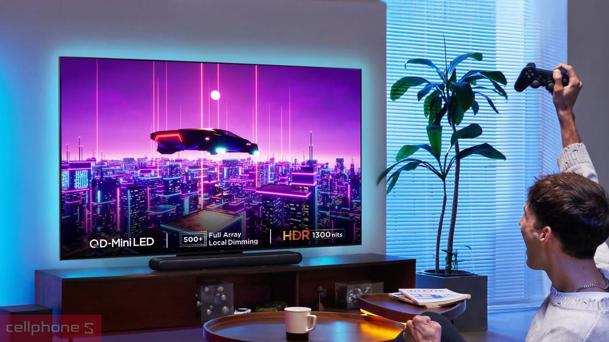 Tivi TCL dưới 43 inch hiển thị rõ nét cho phòng ngủ hiện đại