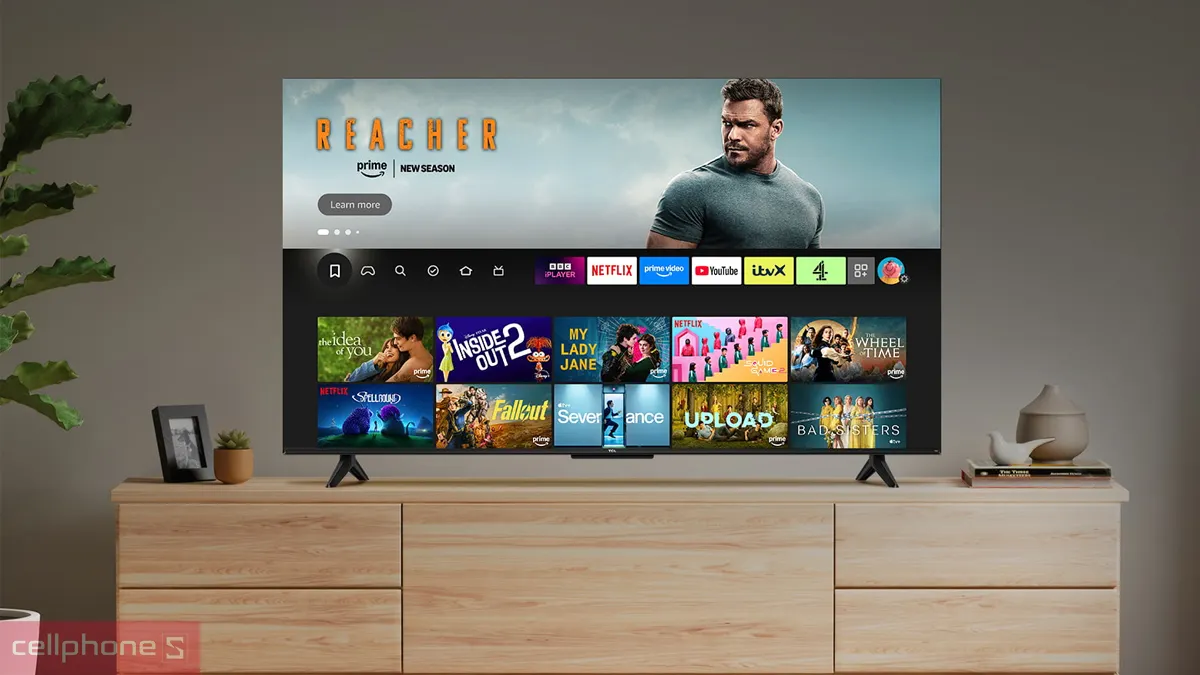 Tivi TCL tích hợp Google TV cùng kho ứng dụng giải trí đa dạng
