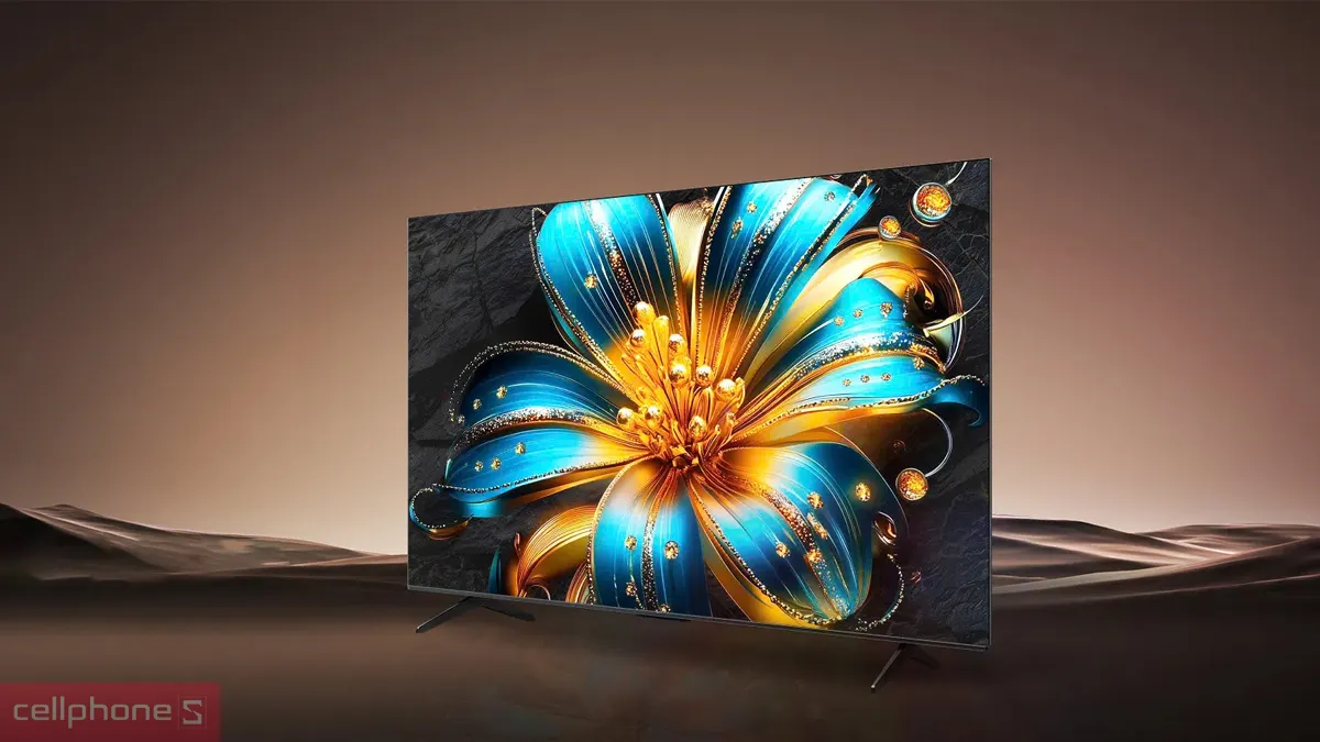Tivi TCL cao cấp sở hữu độ tương phản sâu và chất lượng hình ảnh sắc nét