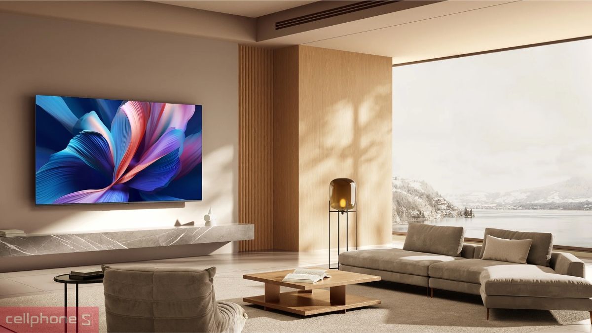 Tivi Xiaomi 65-75 inch cho không gian hiển thị rộng rãi như tấm nền rạp phim