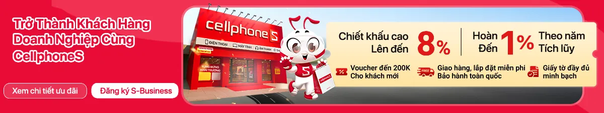 TRỞ THÀNH KHÁCH HÀNG DOANH NGHIỆP CÙNG CELLPHONES