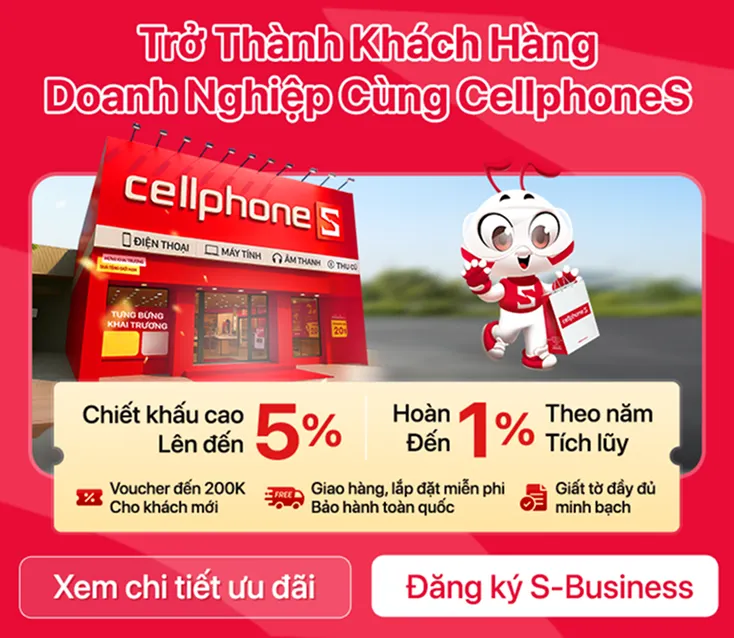 TRỞ THÀNH KHÁCH HÀNG DOANH NGHIỆP CÙNG CELLPHONES