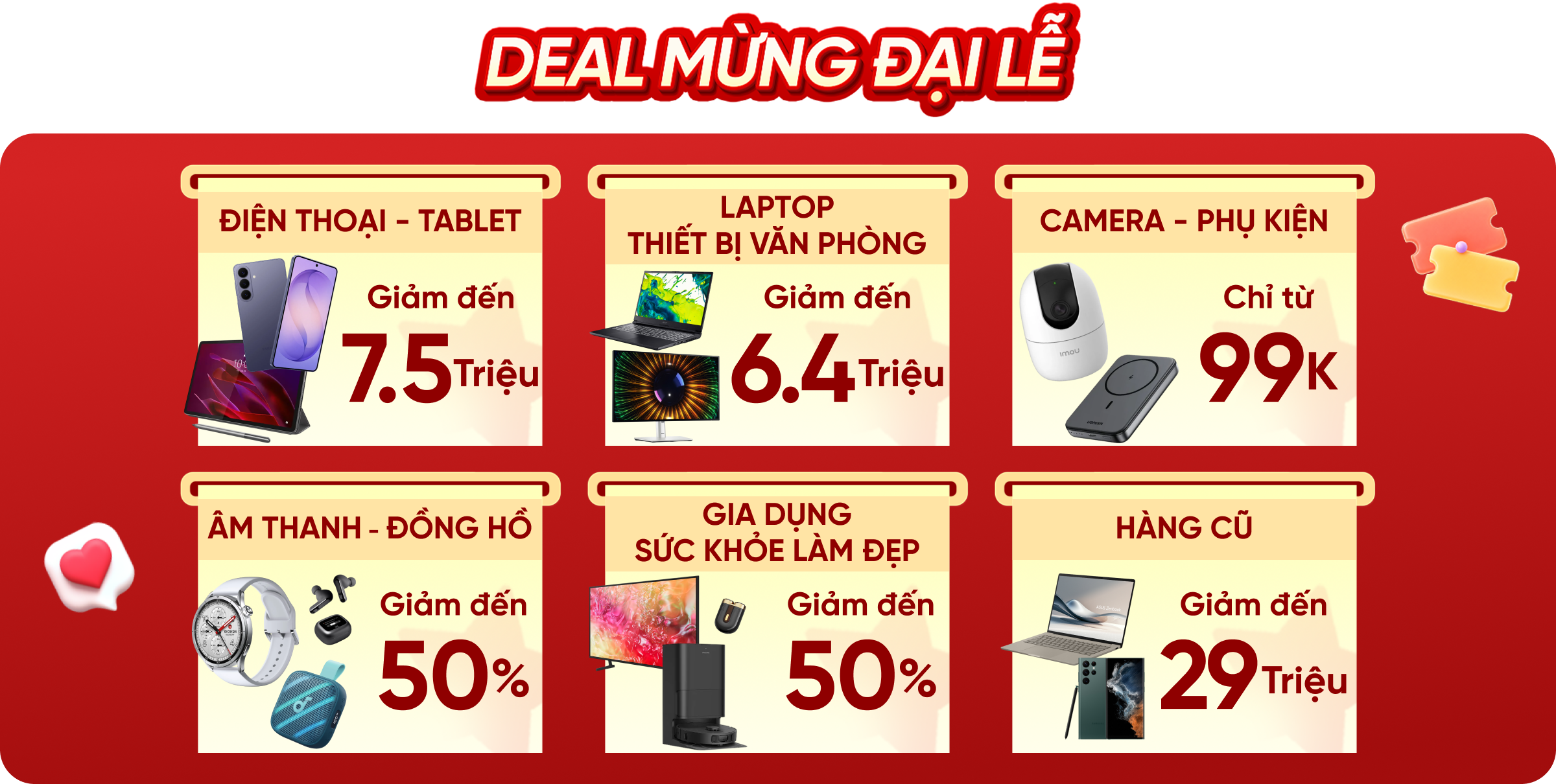 Khuyến mãi 2/9 nhiều deal mừng đại lễ