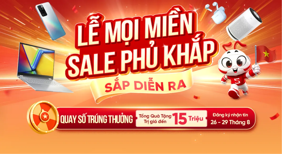 chương trình khuyến mãi 2/9 sale phủ khắp mọi miền